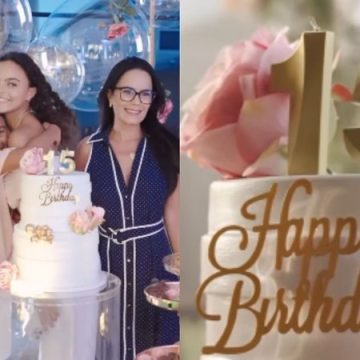 Luciele Di Camargo organiza festa surpresa de 15 anos para a filha em Orlando