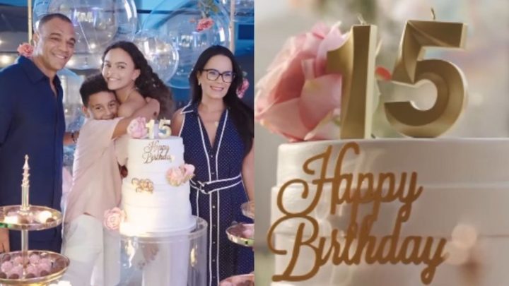Luciele Di Camargo organiza festa surpresa de 15 anos para a filha em Orlando