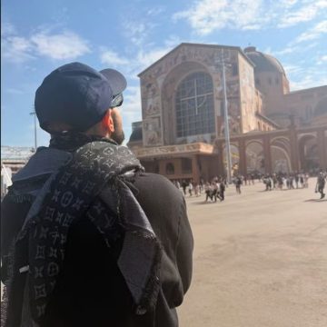 Após morte de Preta Gil, Gominho visita Aparecida e compartilha reflexão sobre fé