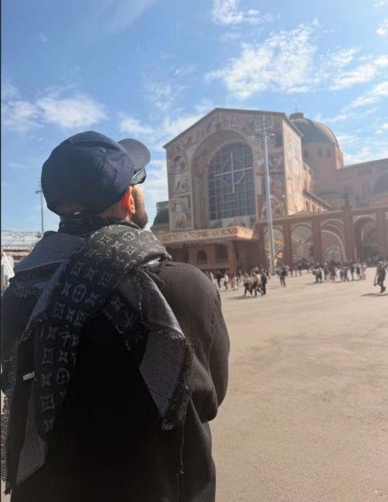 Após morte de Preta Gil, Gominho visita Aparecida e compartilha reflexão sobre fé