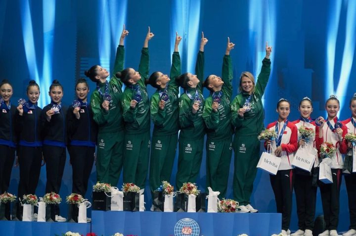 Ao som de ‘Evidências’, Brasil conquista ouro inédito em Copa do Mundo de Ginástica Rítmica; veja vídeo