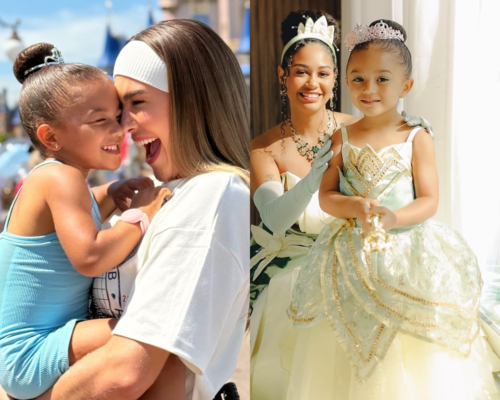 Lore Improta emociona ao mostrar fotos de Liz na Disney: ‘Minha felicidade é a dela’