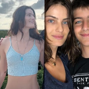 Ele cresceu! Lucas Fontana, filho de Isabeli e Henri Castelli, supera altura dos pais e impressiona