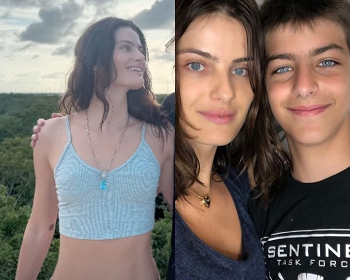 Ele cresceu! Lucas Fontana, filho de Isabeli e Henri Castelli, supera altura dos pais e impressiona