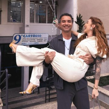 Marco Luque e Jéssica Correia se casam no civil: ‘Encontro de alma’