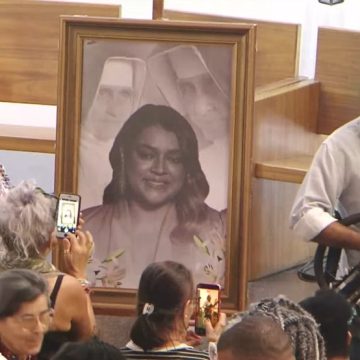 Com músicas de Gilberto Gil, missa em Salvador celebra memória de Preta Gil