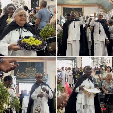 Irmandade dos Homens Pretos celebra missa solene e recebe comenda no Pelourinho