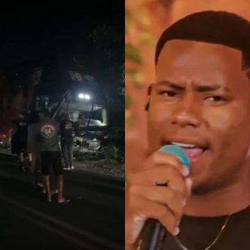 Três pessoas morrem após acidente com ônibus do cantor Netto Brito na BA-046