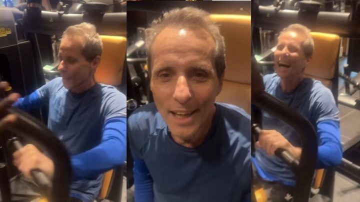 Após cirurgia para remover câncer, Tony Bellotto é tietado na academia
