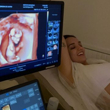 Rafa Kalimann mostra ultrassom e se declara à filha: ‘Dona de um amor tão grande’
