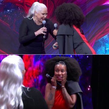 Rita Batista é homenageada no Domingão com Huck e canta com Fafá de Belém