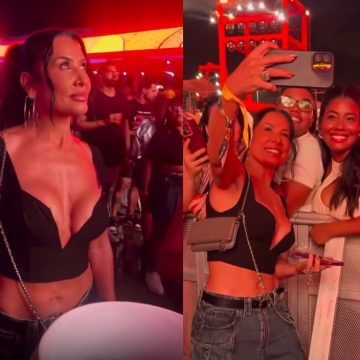 Scheila Carvalho prestigia Ludmilla no Numanice em Salvador