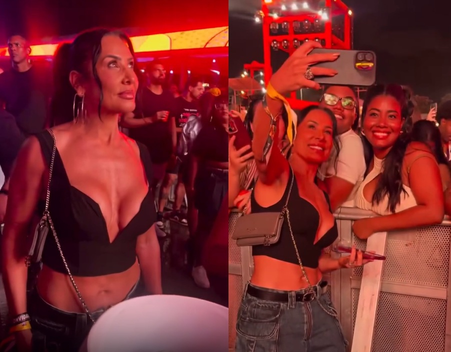 Scheila Carvalho prestigia Ludmilla no Numanice em Salvador