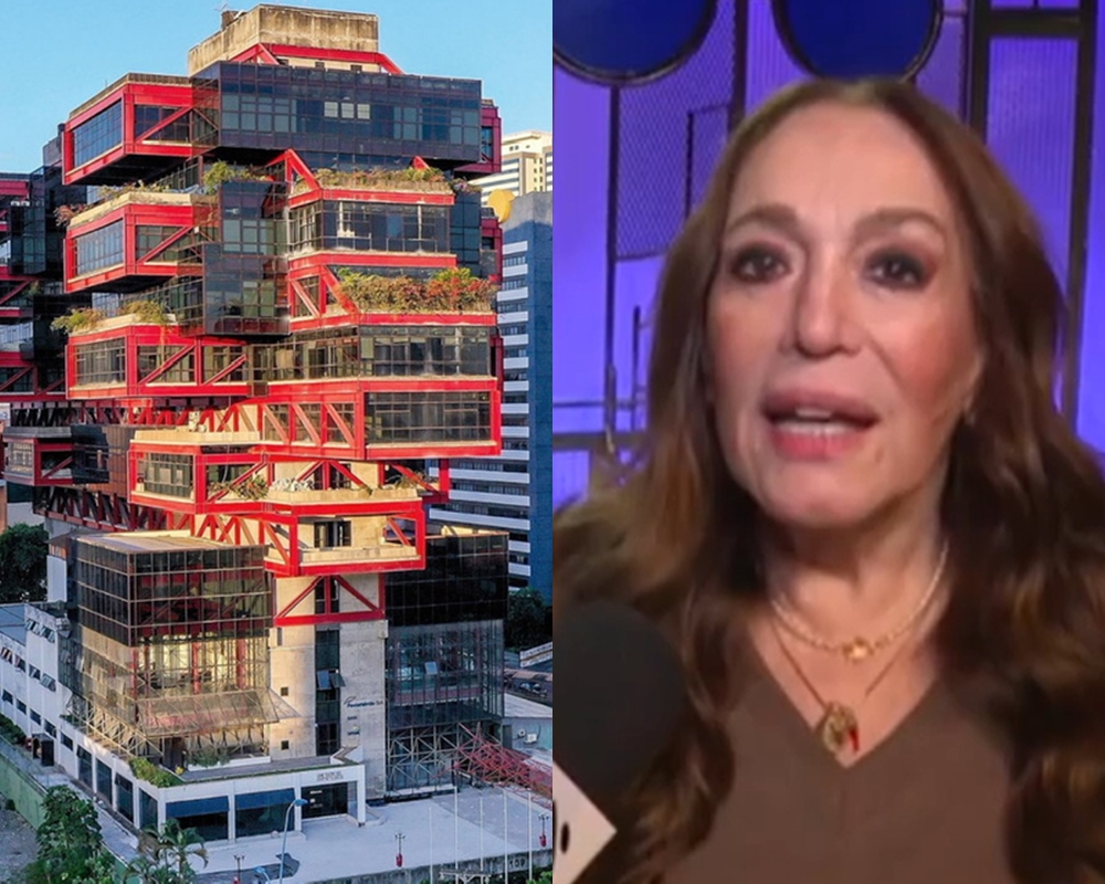 Em Salvador, Susana Vieira viraliza ao ver prédio da Casa do Comércio: ‘Arquitetura doida’