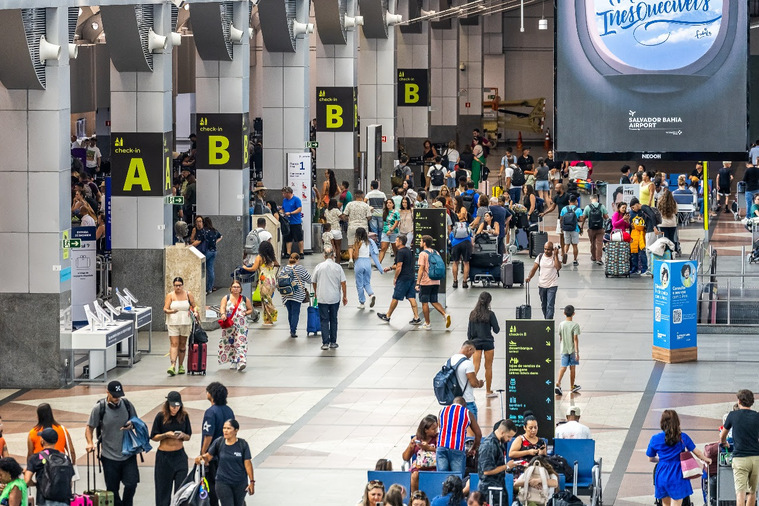 Aeroporto de Salvador recebeu cerca de 2 milhões de passageiros no segundo trimestre do ano
