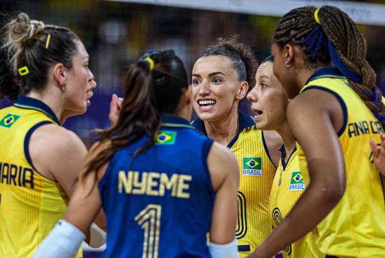 Brasil vence Bulgária por 3 a 1 e segue para a final da Liga das Nações do vôlei feminino