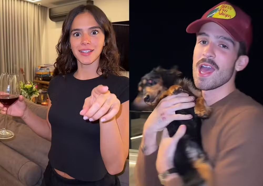 Cinco meses após término, Bruna Marquezine e João Guilherme gravam pela 1ª vez juntos