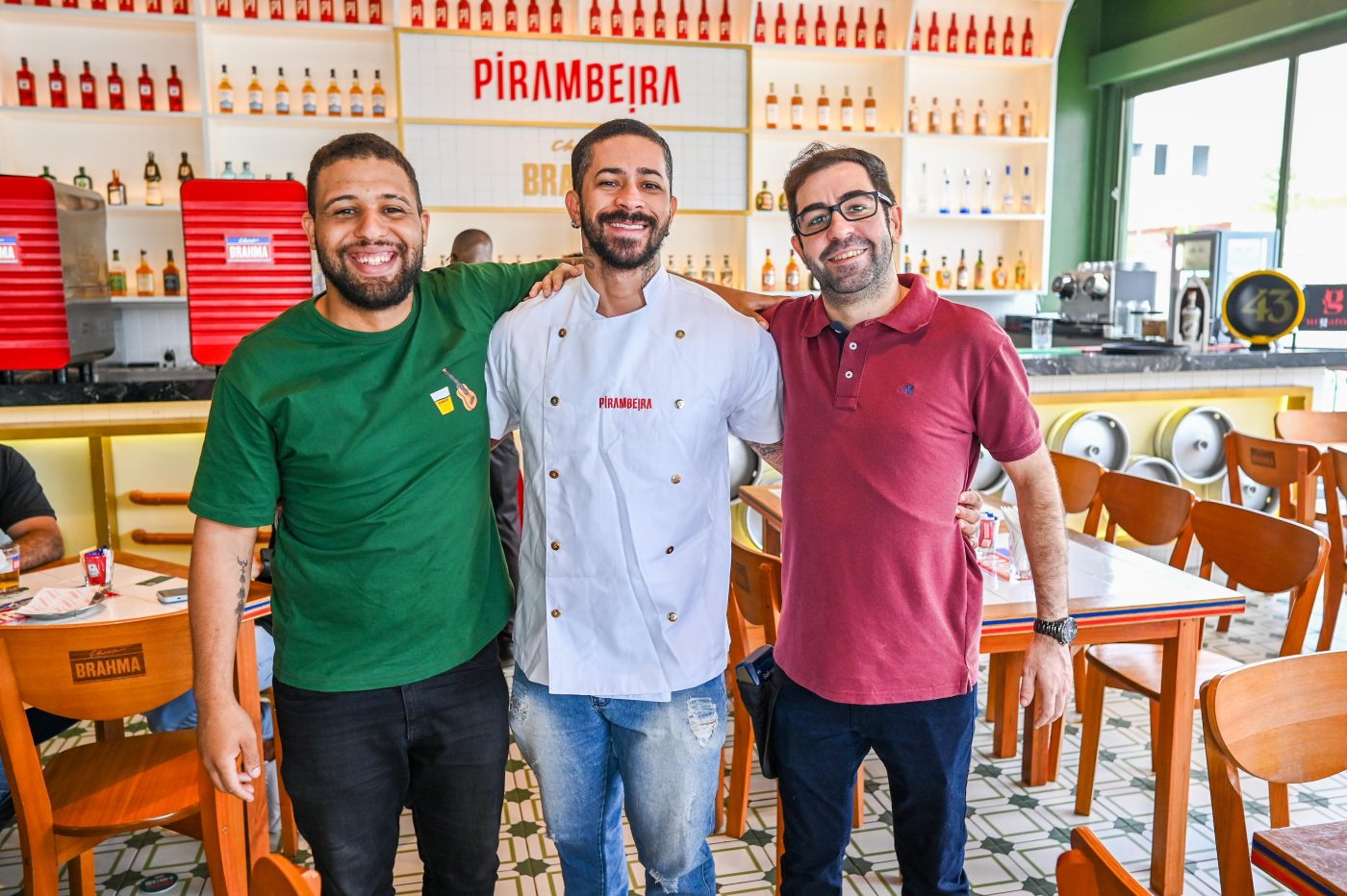 Vitor Pena, Chef Edu Moraes e Felipe Palmer
