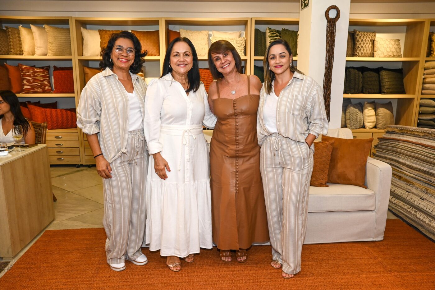 Jaqueline Macedo, Márcia Leal, Liliane Andrade e Leandra Batista