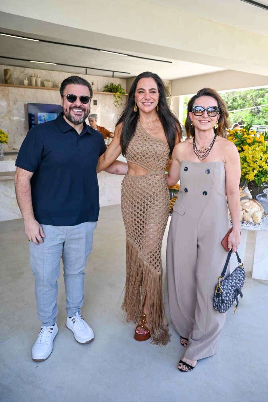 Leandro Mosello, Mariana Lisbôa e Leciane Mosello