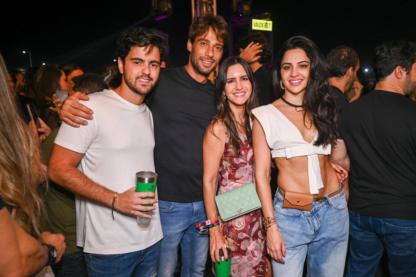 Antonio, Fred, Julia e Ana Vitória Pessoa