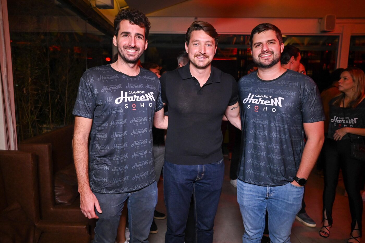Pedro Gedeon, Felipe Agra e Rodrigo Pereira
