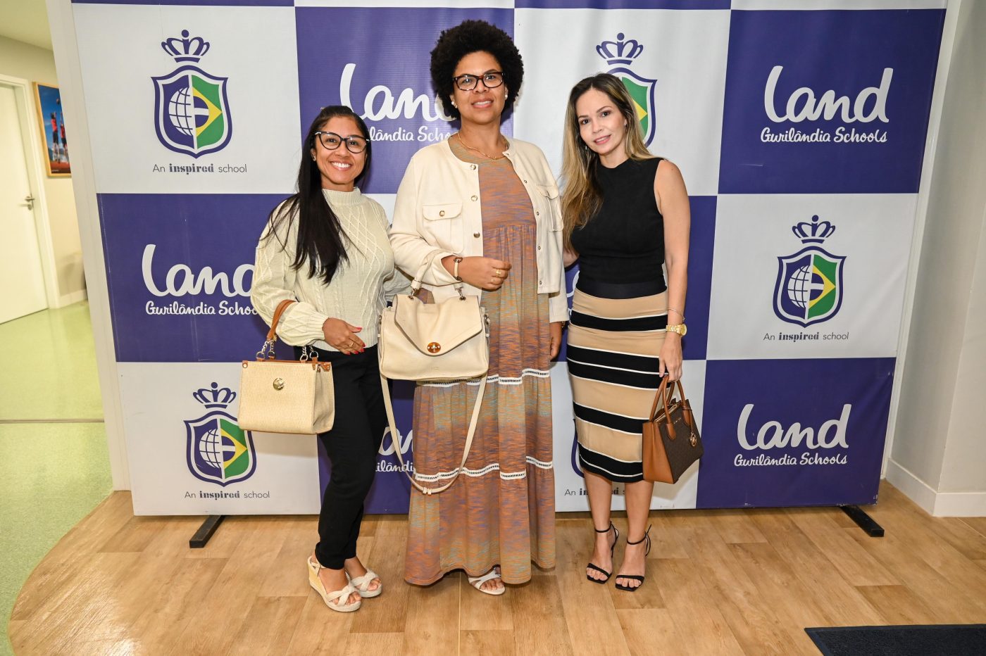Erica Leopoldino, Claudia Almeida e Laura Magalhães