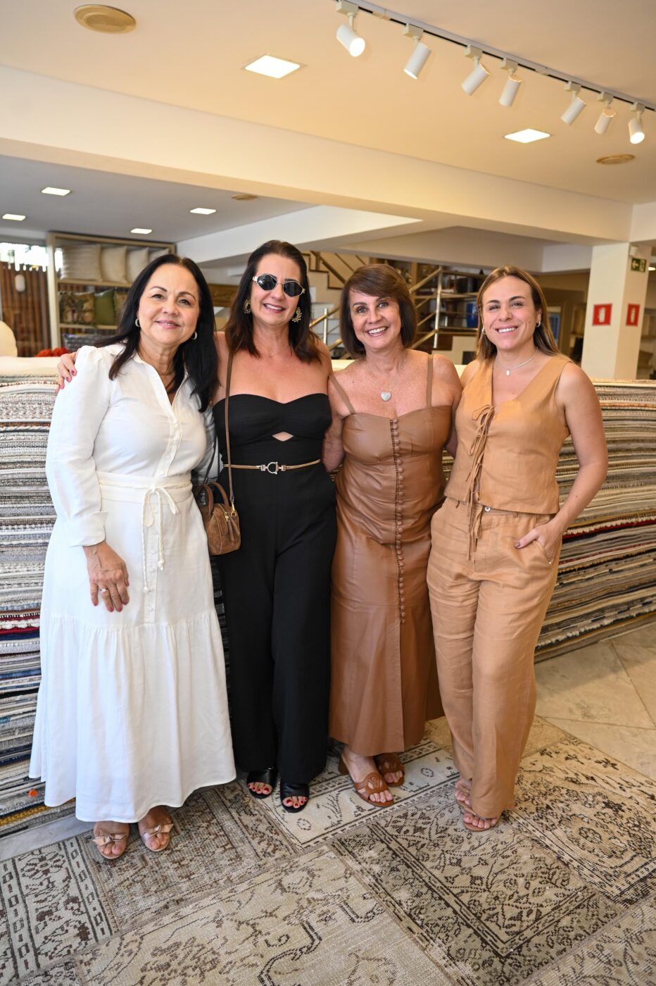 Márcia Leal, Simone Selem, Liliane e Rafaela Andrade