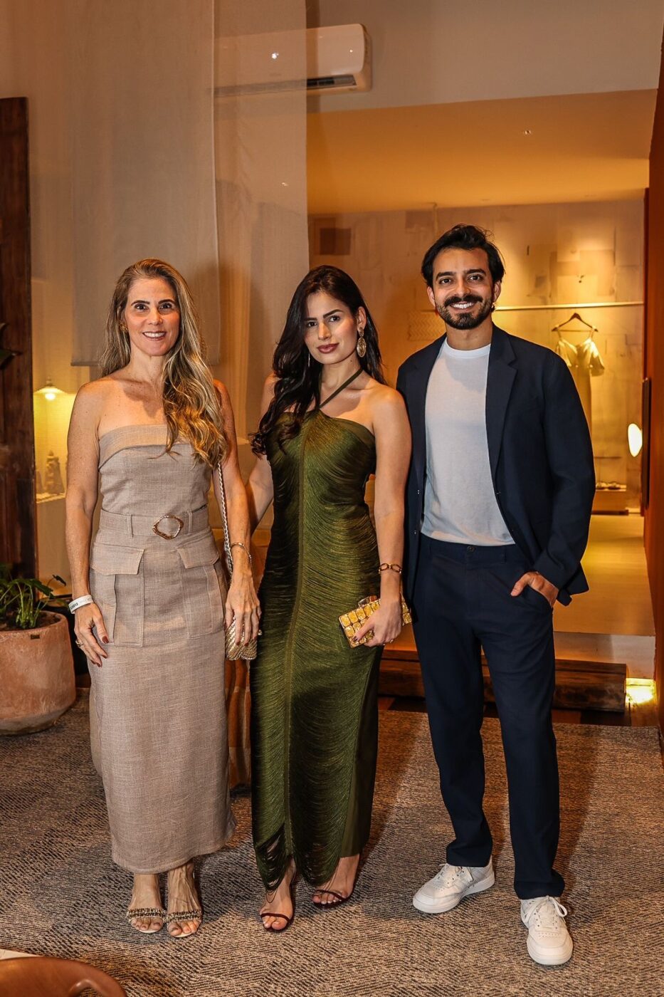 Manuela Mathias, Nathalia Brandão e Paulo Roberto