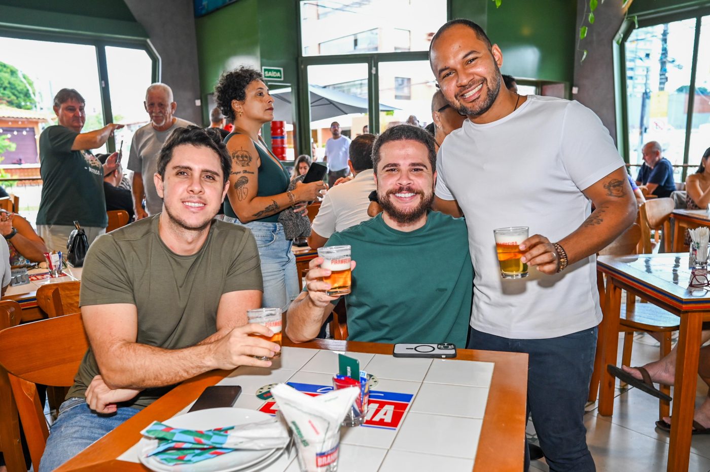 Nilson Cupertino, Cleiton Teixeira e Peu Magalhães