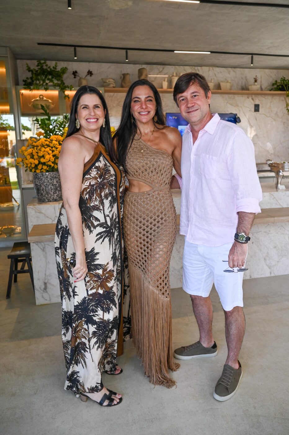 Fernanda Brinço, Mariana Lisbôa e Fábio Brinço