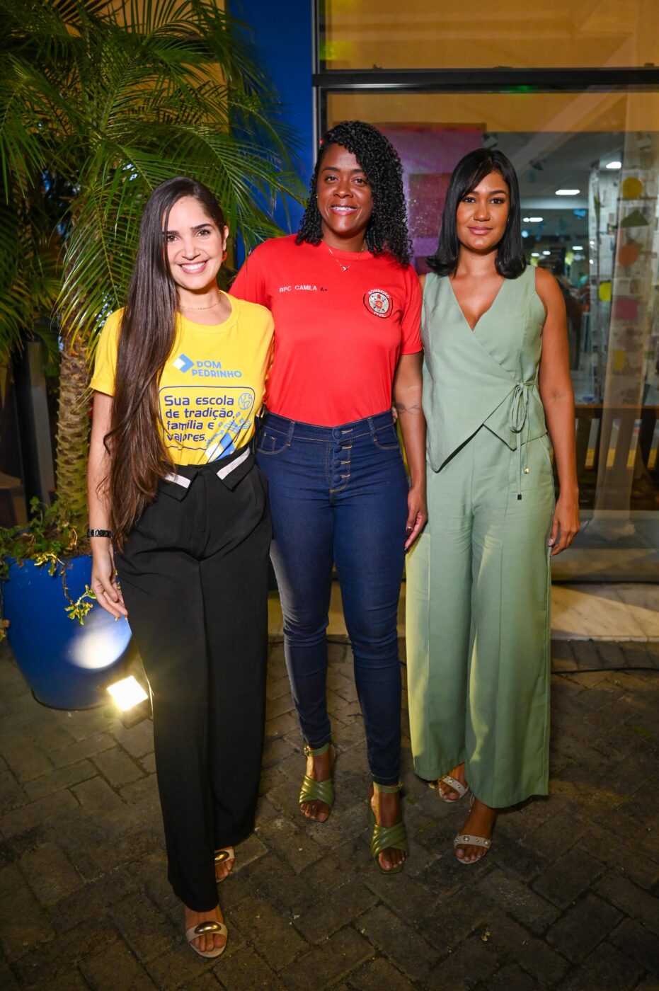 Leandra Araújo, Camila Sales e Juliana Bispo