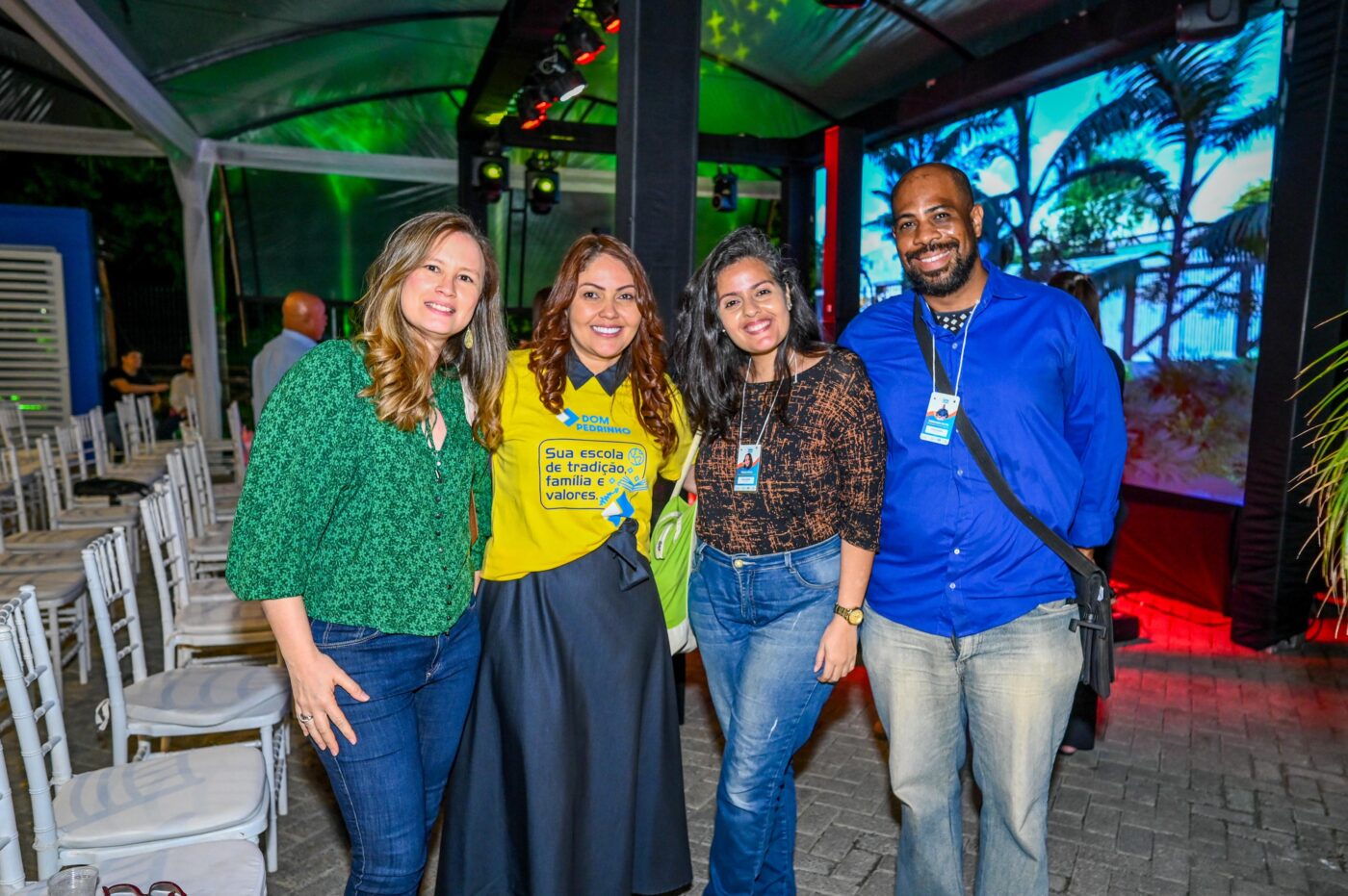 Odilia Martins, Iolanda Brandão, Paula Dória e Fernando Bayer