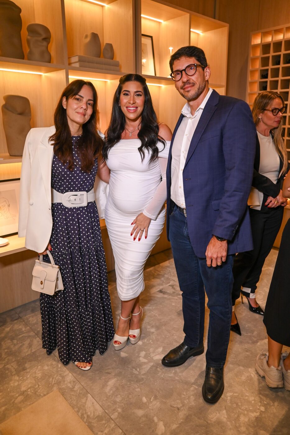 Flávia Carqueija, Carol Gaspar e Eduardo Carqueija