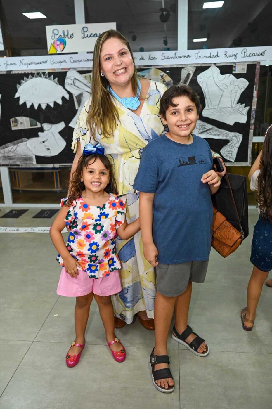 Roberta, Geovana e Gustavo Boente