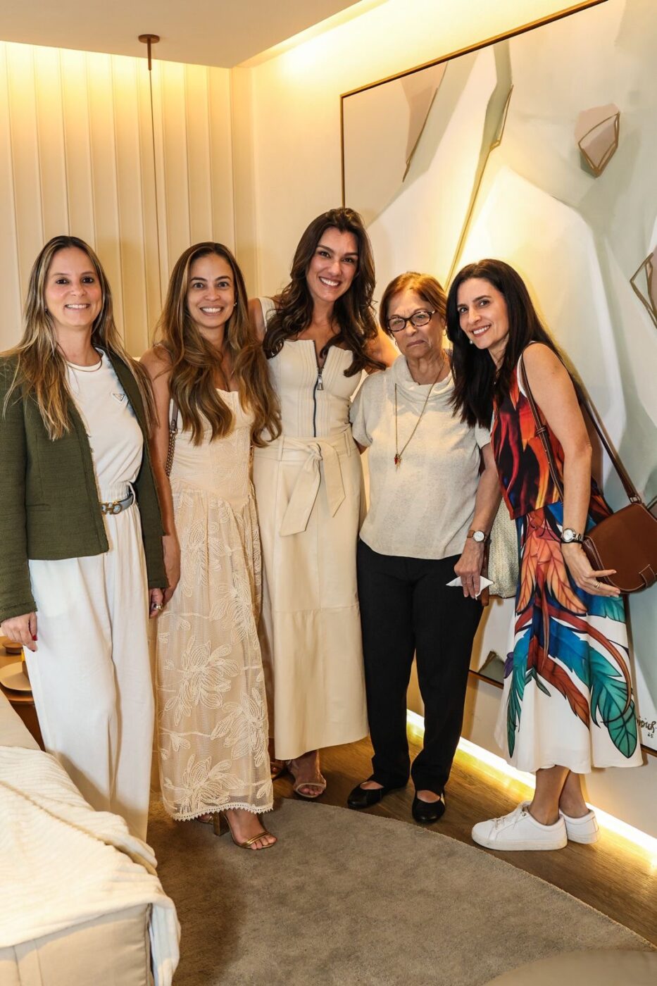 Andrea Tannus, Luísa Almeida, Mariana Castro, Sônia Bahia e Caroline Passos