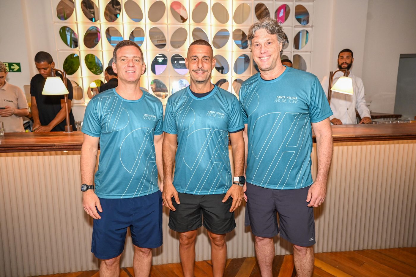 Marcos Machado, André Fish e Maurício Mathias