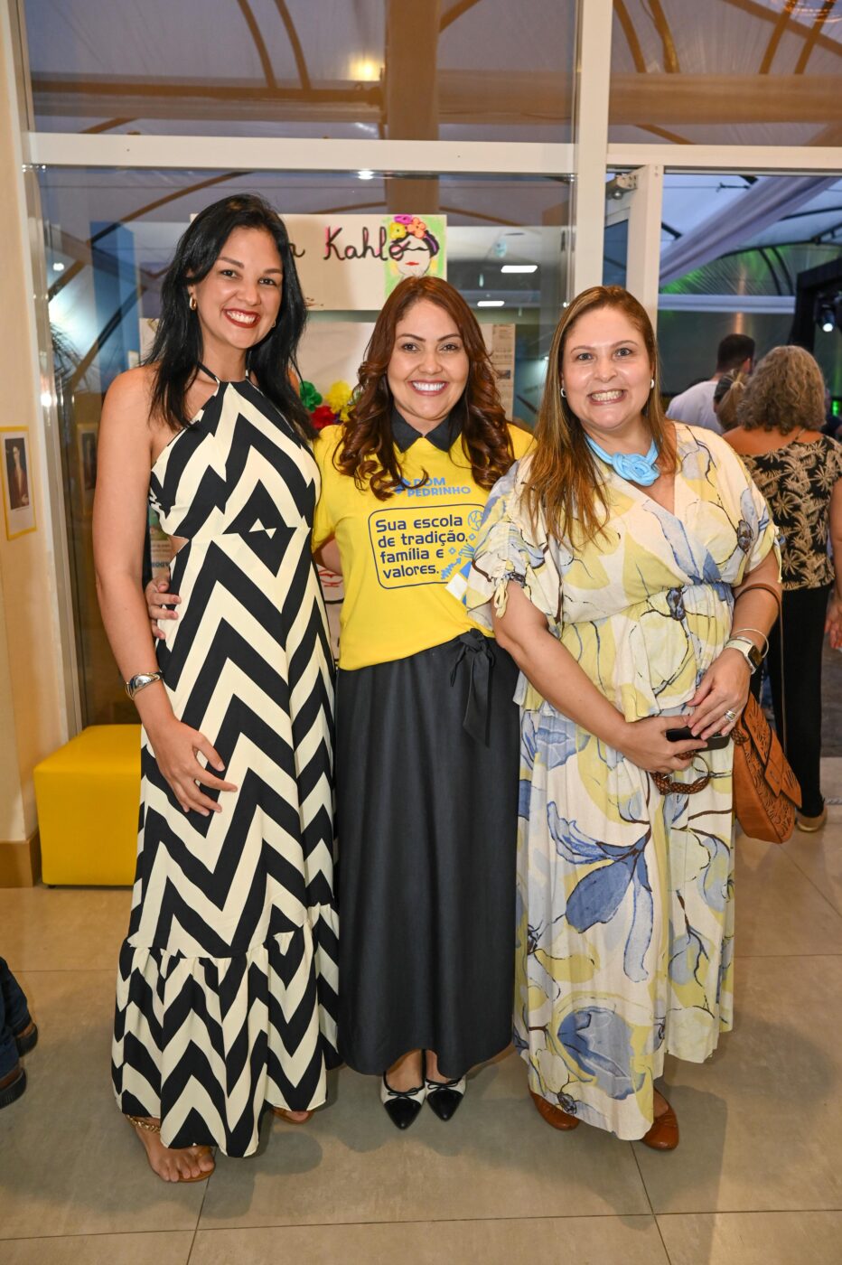 Deise Guimarães, Iolanda Brandão e Roberta Boente