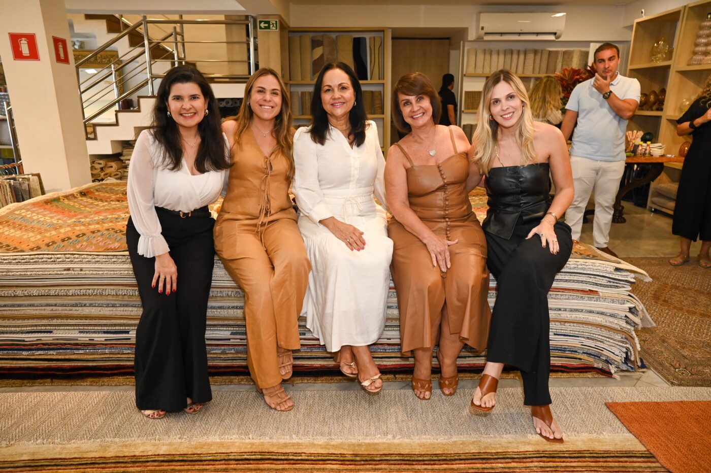Mona Cardoso, Rafaela Andrade, Marcia Leal, Liliane Andrade e Mariana Gurgel