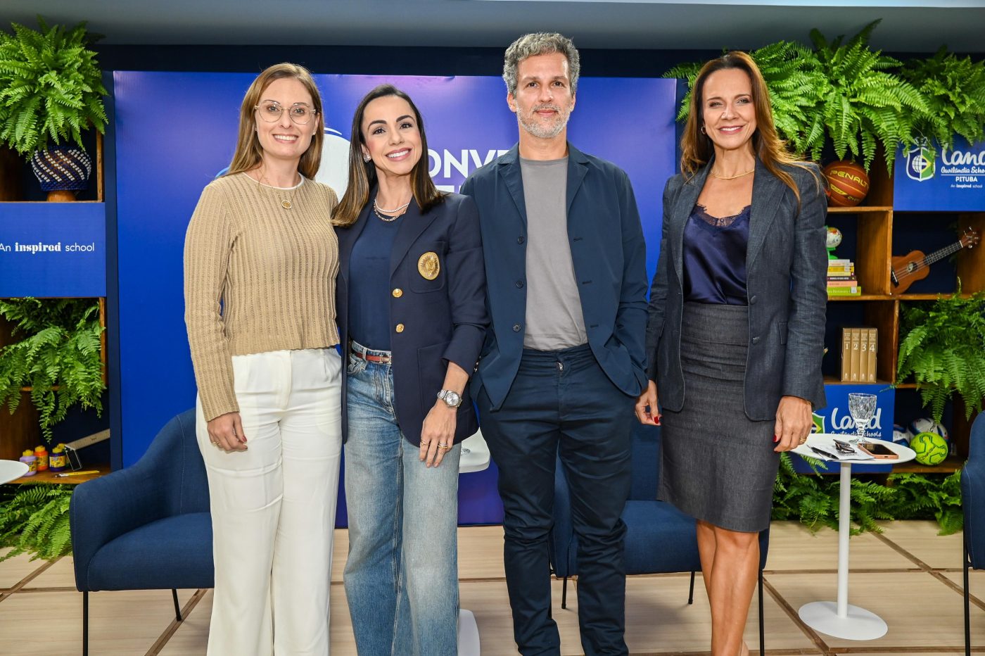 Caroline Kupsch, Fernanda Landeiro, Francisco Bosco e Gabi Monteiro
