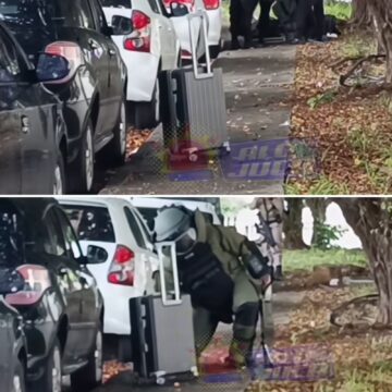 Mala abandonada mobiliza esquadrão antibombas no Itaigara