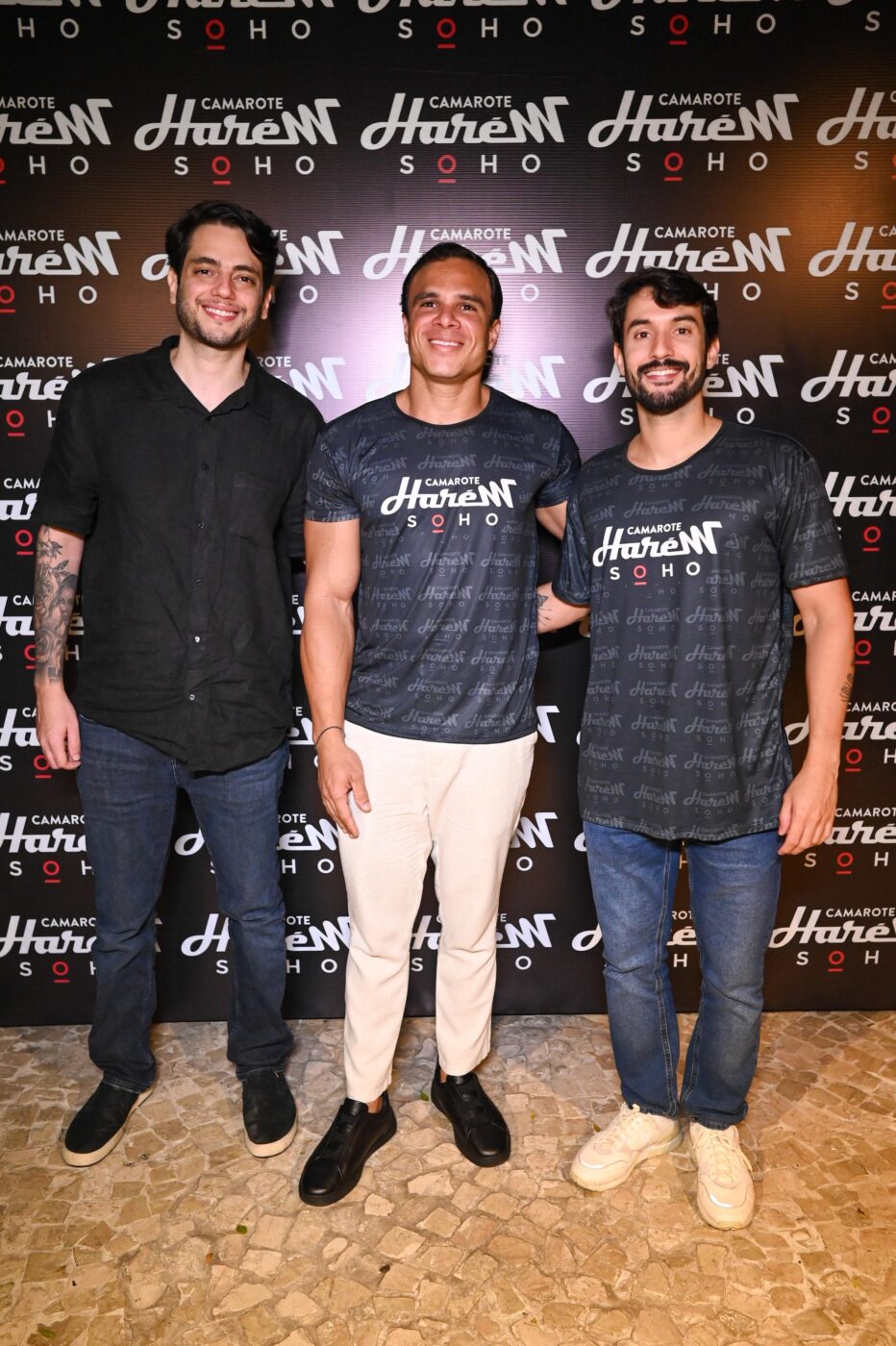 Tiago Sampaio, Rafael Andrade e Matheus Queiroz