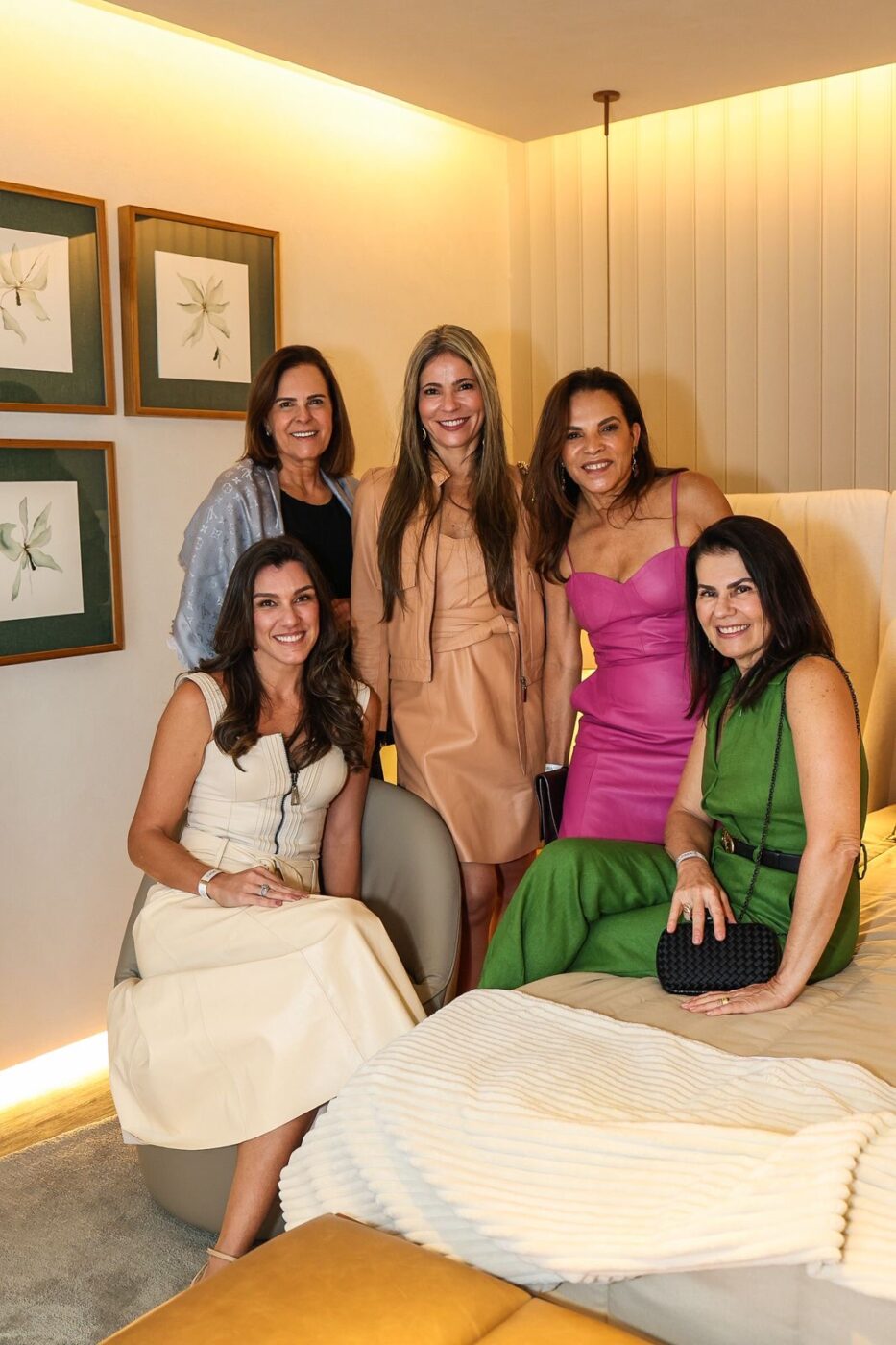 Mariana Castro, Nina Albuquerque, Veronica Rodeiro, Jacy Mascarenhas e Vika Vilas Boas