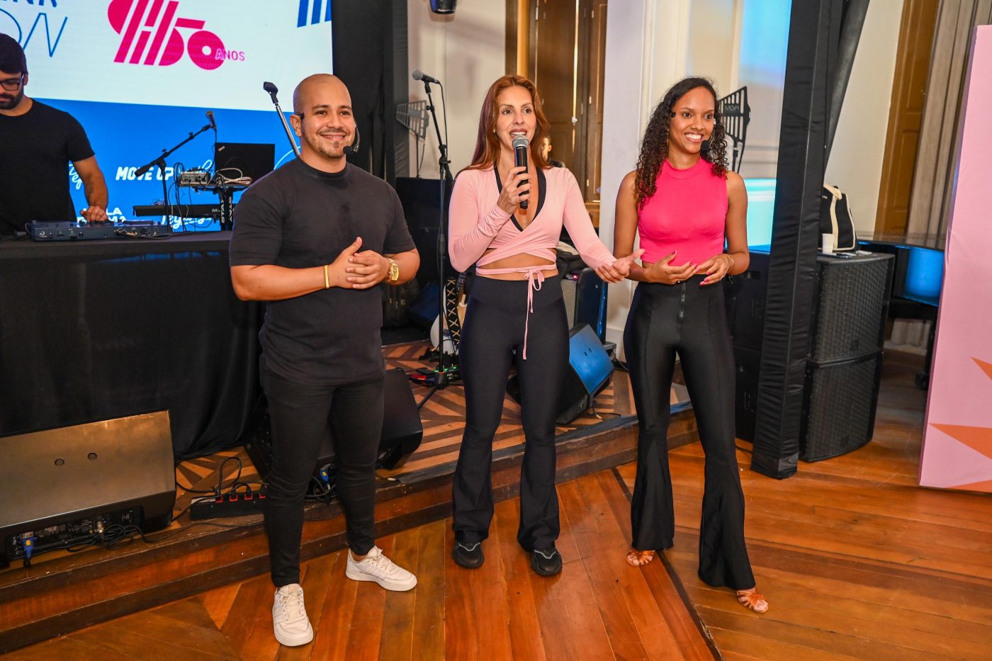 Diego Alves, Lívia Cady e Larissa Castelo