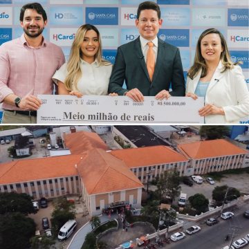 Bispo Bruno Leonardo doa meio milhão de reais à Santa Casa de Feira de Santana