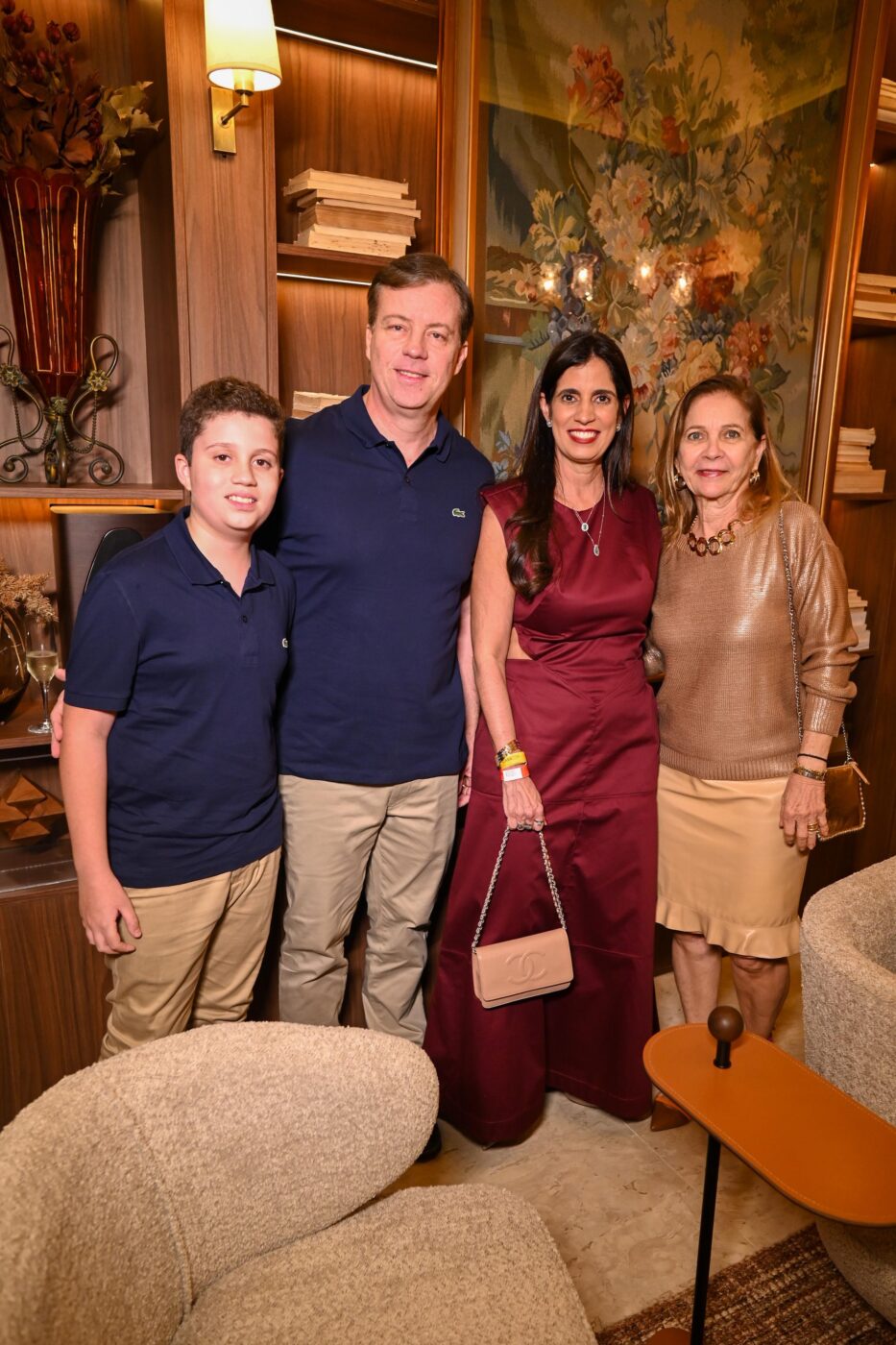 Tiago, Leo Camelyer, Fernanda Bahia e Fátima Camelyer