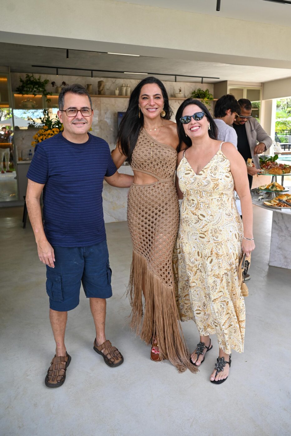 Cyro Serpa, Mariana Lisbôa e Claudia Albagli