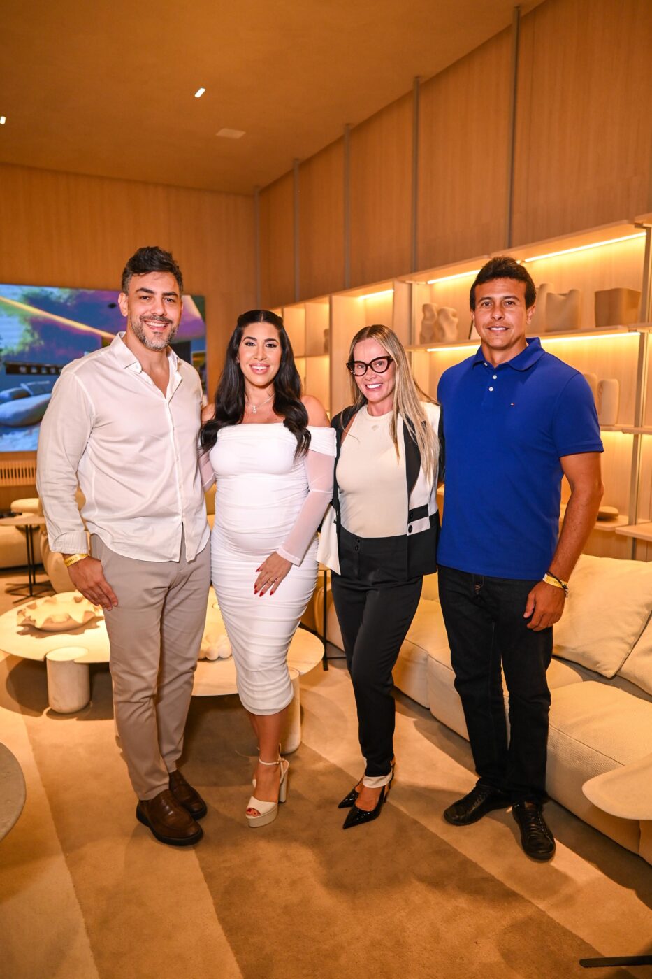 Dantas Bento, Carol Gaspar, Priscila e Adriano Segura