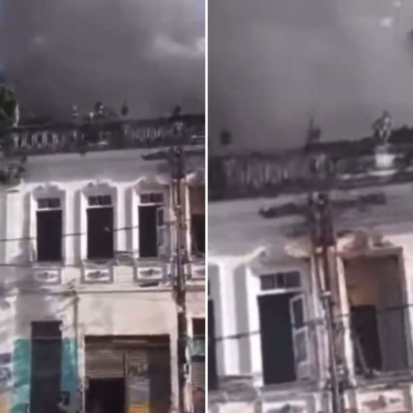 Incêndio atinge casarão na Baixa dos Sapateiros, em Salvador
