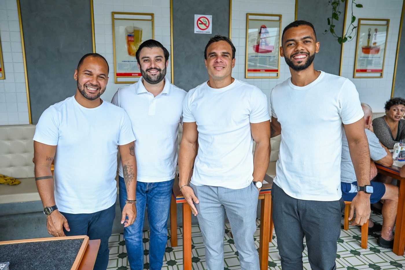 Peu Magalhães, Lucas Queiroz, Rafael Andrade e Iago Pereira